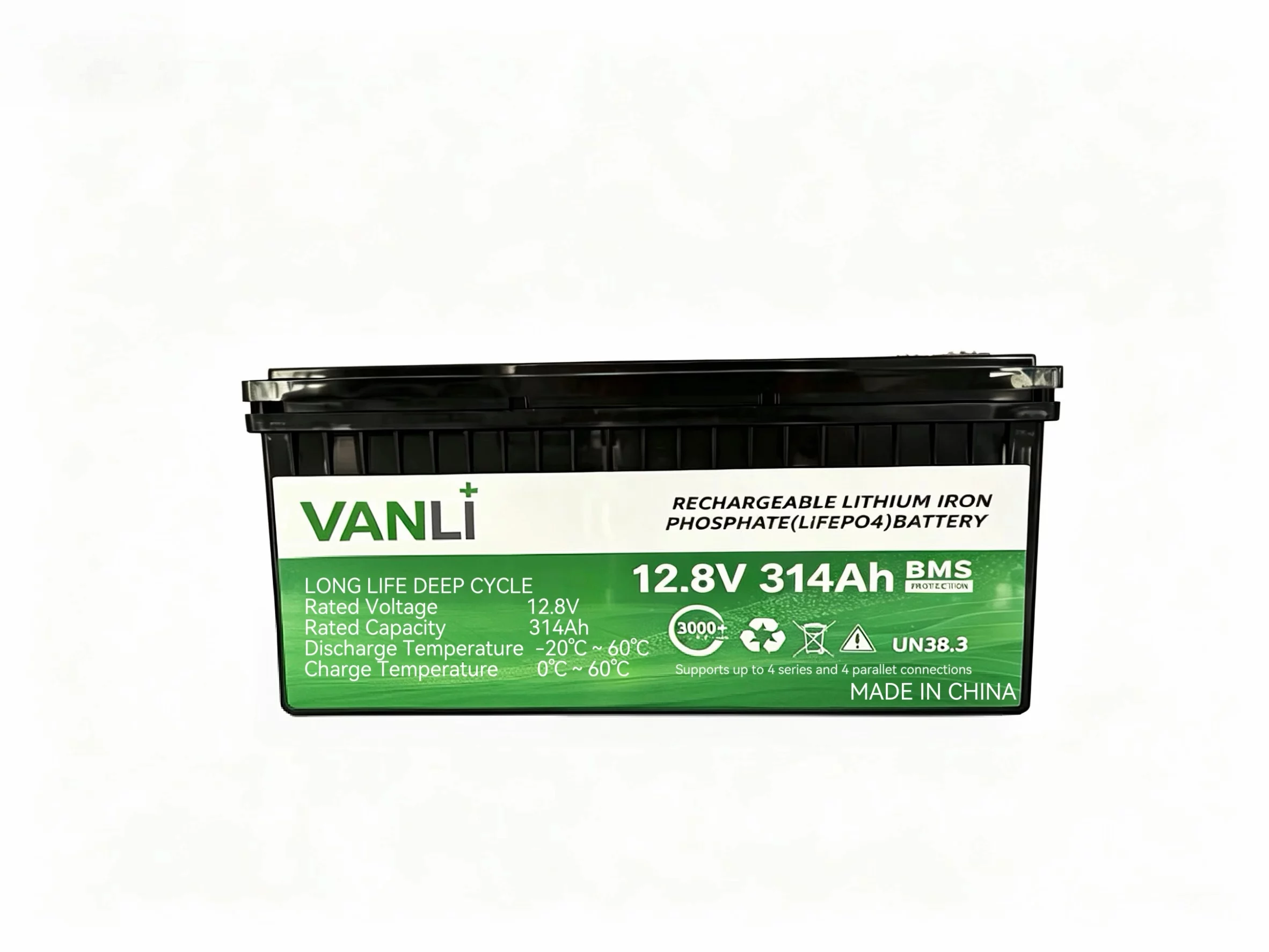 Batterie lithium fer phosphate Vanli-12.8V314 12.8V314Ah